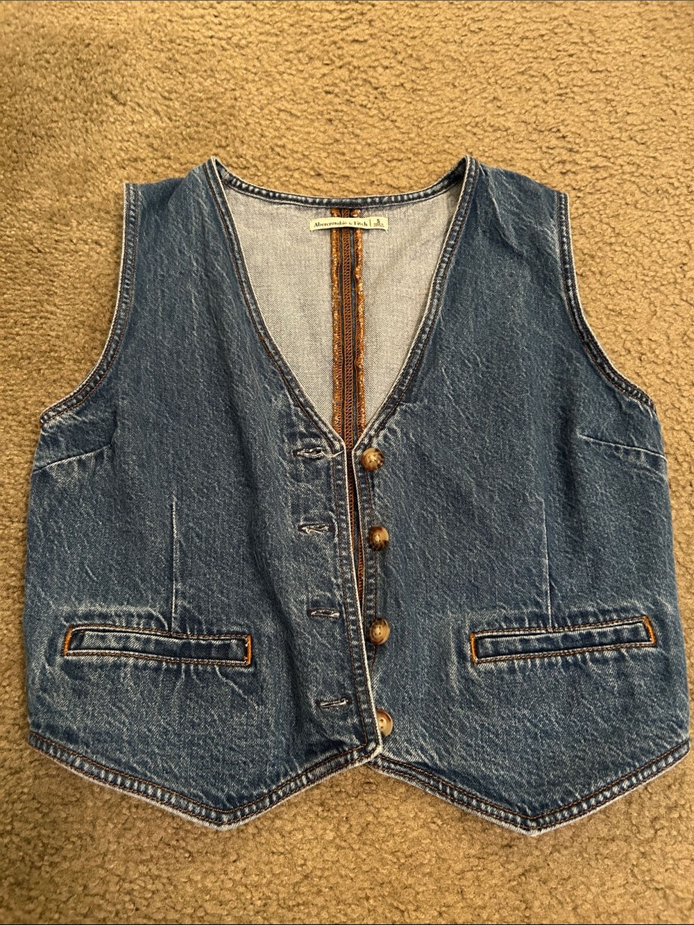 Abercrombie Denim Vest